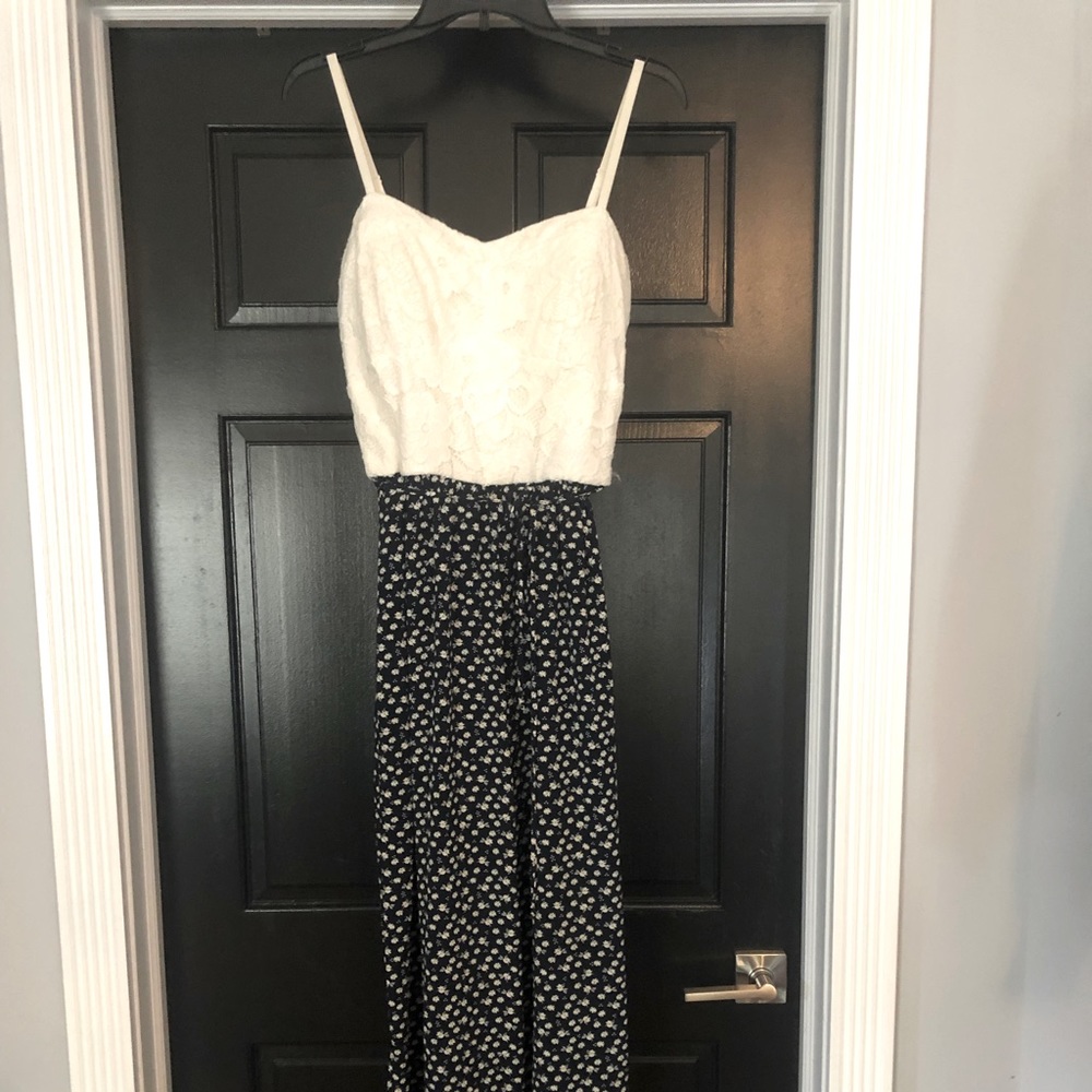 Worn once floral jumpsuit size XL